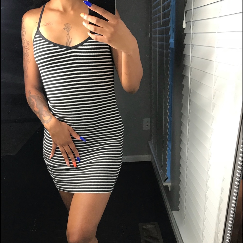 Stripe Mini Dress
